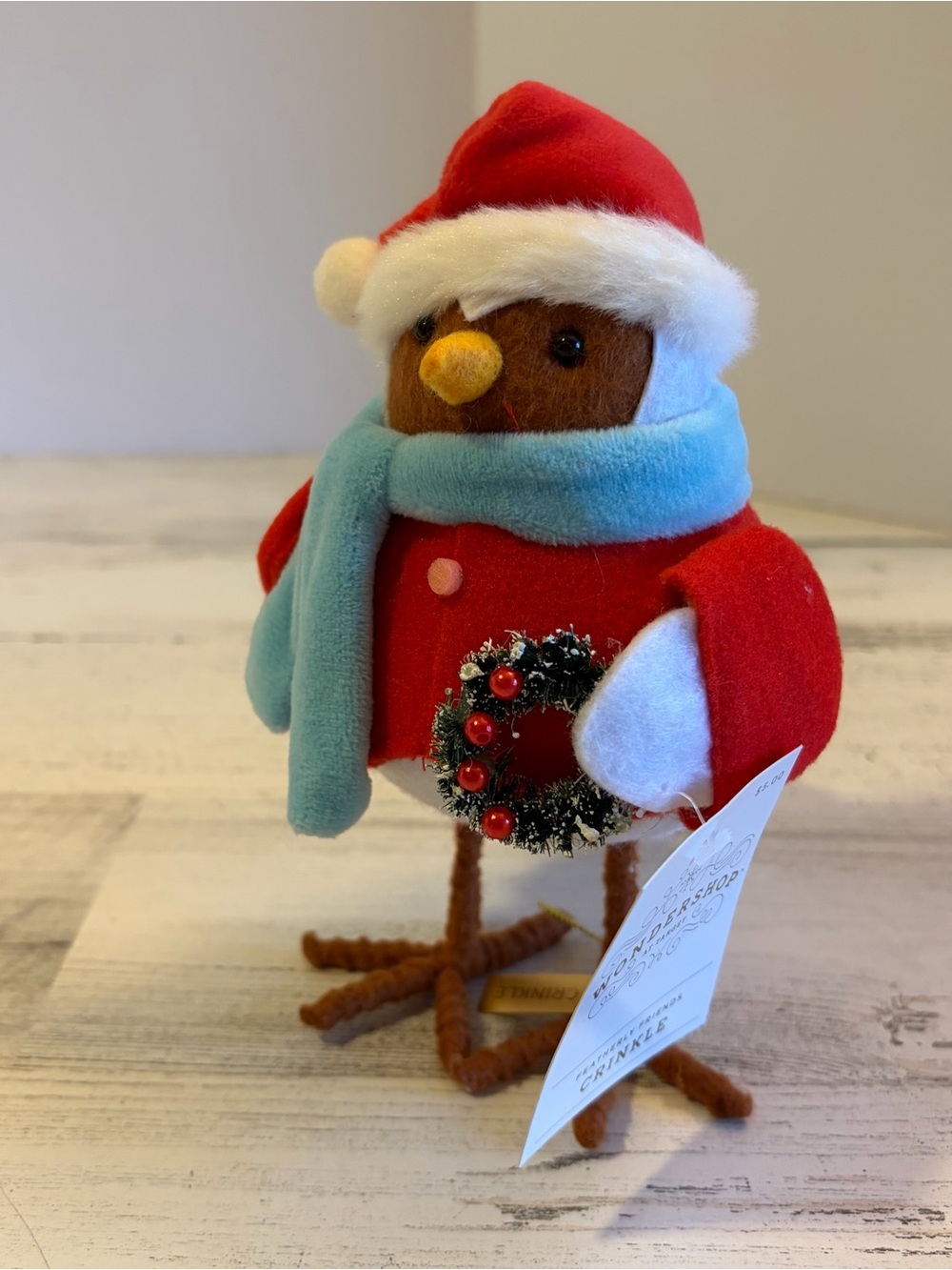 Target Wondershop Featherly Friends Christmas Bird 2023 Crinkle NEW